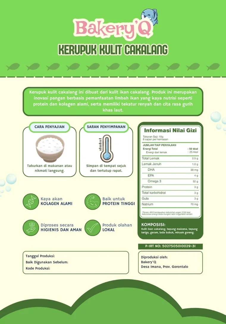 Kerupuk Kulit Cakalang informasi produk